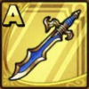 ドラクエタクトの属性威力盛り剣のそうび雷鳴の剣」のアイコン